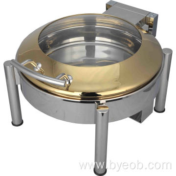 Pillard Frame with Chafing Dish Buffet Gold Lid